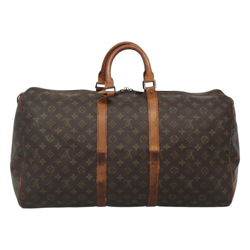 LOUIS VUITTON Monogram Keepall 55 Boston Bag M41424 - Picture 2 of 16